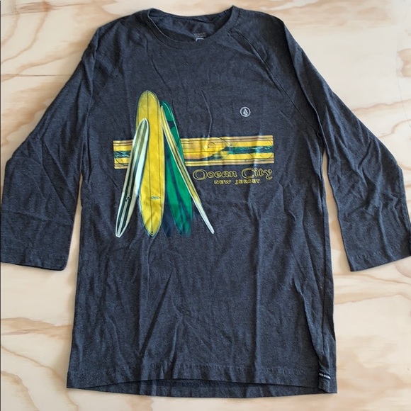 Men’s Volcom 3/4 sleeve soft tee - Picture 1 of 3